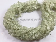 Green Amethyst Uncut Chips Beads